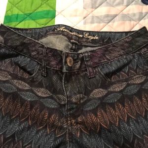 American eagle zip ankle skinny jeans